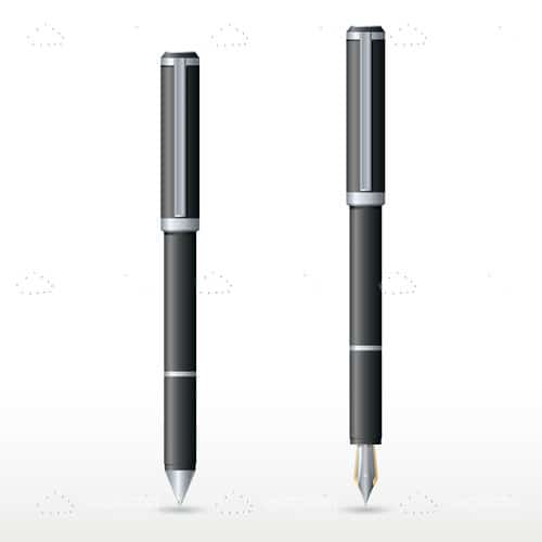 Set of Ballpoint Pen and Fountain Pen
